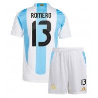 Camisa de time de futebol Argentina Cristian Romero #13 Replicas 1º Equipamento Infantil Copa America 2024 Manga Curta (+ Calças curtas)